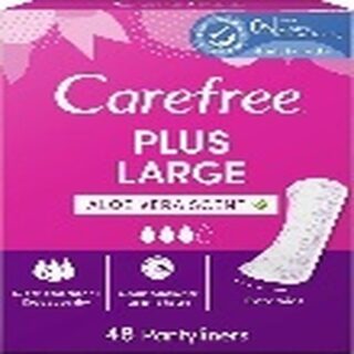 CAREFREE PLUS LARGE ALOE 48 PANTYLINERS
