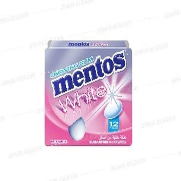CHWING GUMMENTOS WHITE TUTTI FRUTTI