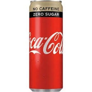COCA COLA ZERO SANS CAFEINE  33 CL