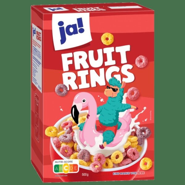 CORNFLAKES JA FRUIT RINGS