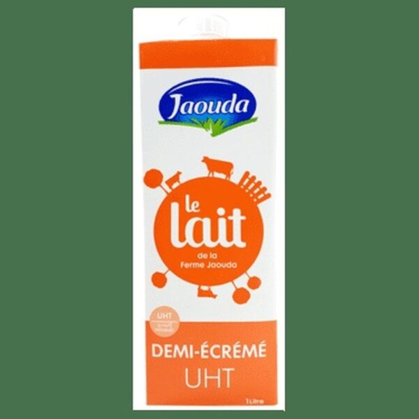 JAOUDA LAIT DEMI ECREME 1L